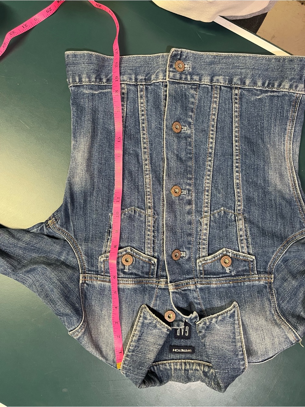 GAP Medium Blue Denim Jean Jacket (399) - Picture 13 of 14